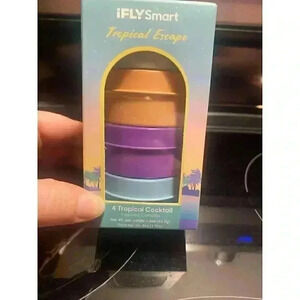 4 Tropical escape cocktail mini candles NEW